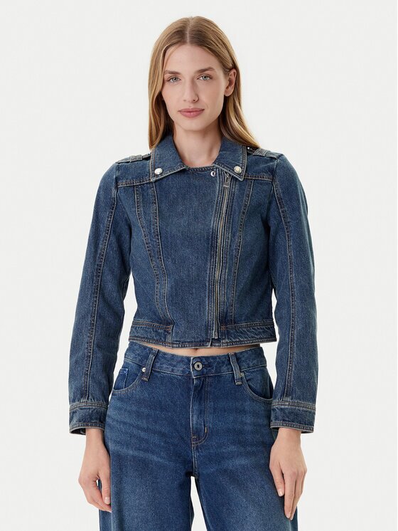 Morgan Geacă de blugi 252-GPERF Bleumarin Regular Fit