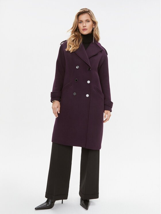 Morgan Palton de lână 232-GMIKI Violet Regular Fit