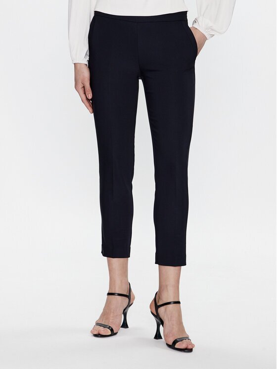 Morgan Pantaloni din material 211-PROSY.F Bleumarin Slim Fit