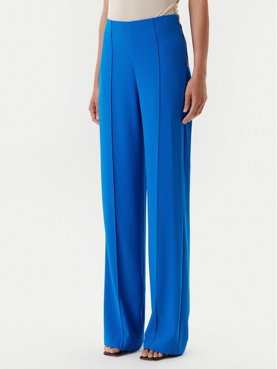 Morgan Pantaloni din material 241-PBARY Albastru Straight Fit