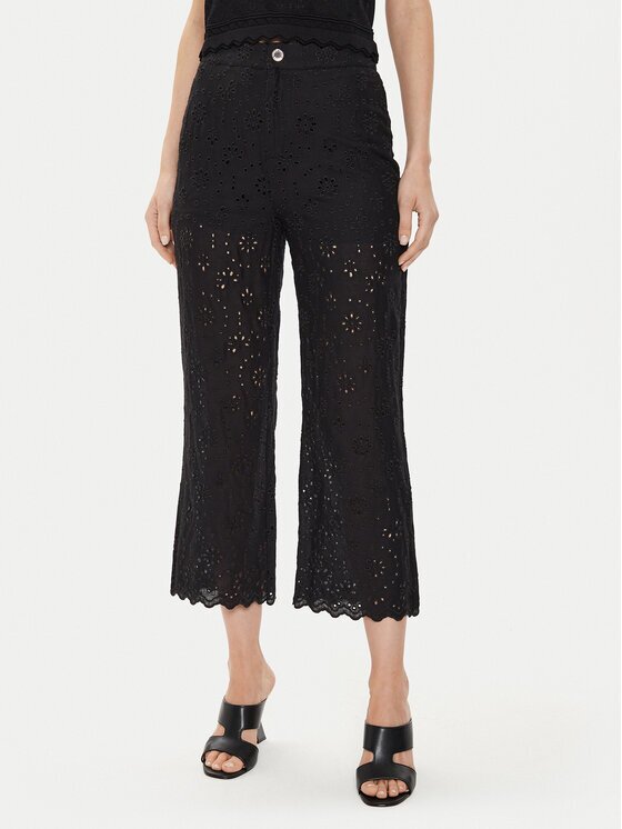 Morgan Pantaloni din material 241-PBROD Negru Straight Leg