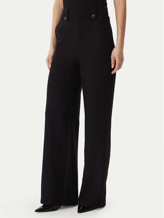 Morgan Pantaloni din material 261-PINTA.F Negru Regular Fit