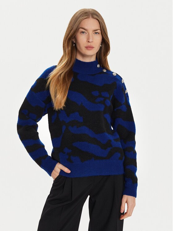 Morgan Pulover 242-MFELIX Albastru Regular Fit