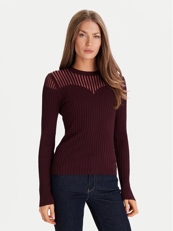 Morgan Pulover 252-MAMDO Vișiniu Slim Fit