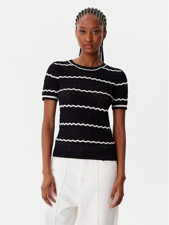 Morgan Pulover 252-MCLEMA Negru Regular Fit