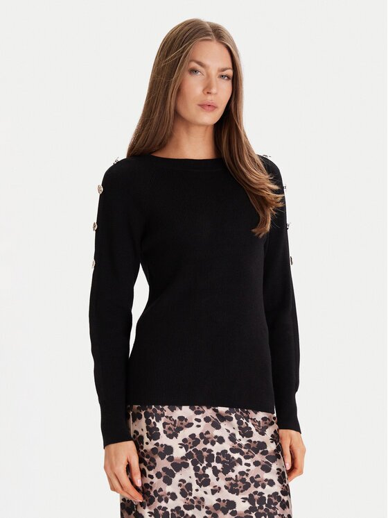 Morgan Pulover 252-MTECNA Negru Regular Fit