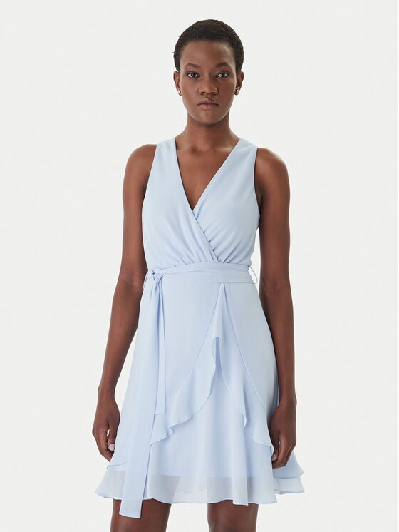 Morgan Rochie cocktail 241-ROSVAL Albastru deschis Regular Fit