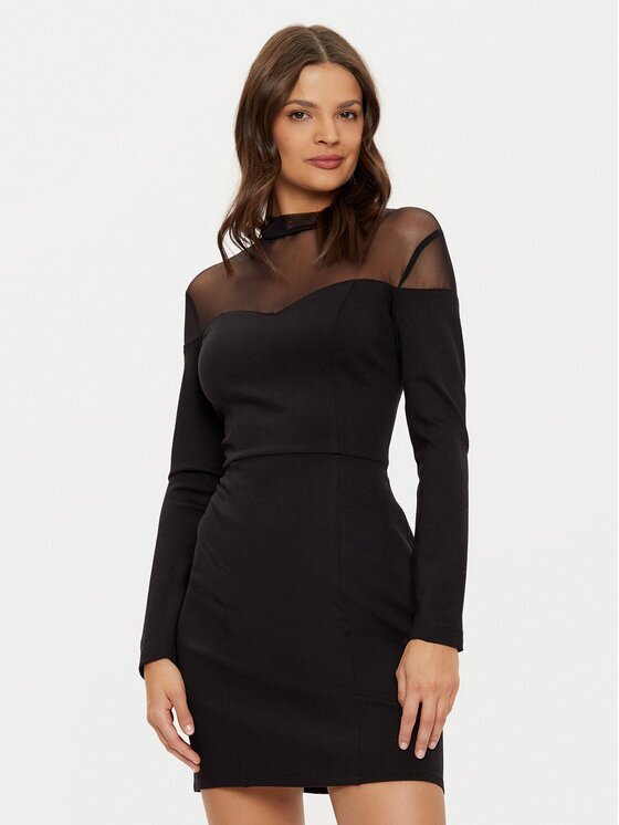 Morgan Rochie cocktail 242-RAVAL.F Negru Slim Fit