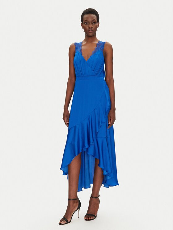 Morgan Rochie cocktail 251-RORLA M Albastru Regular Fit