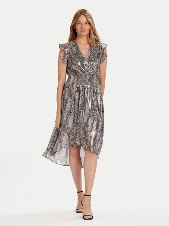 Morgan Rochie cocktail 252-RCOBA.F Argintiu Regular Fit