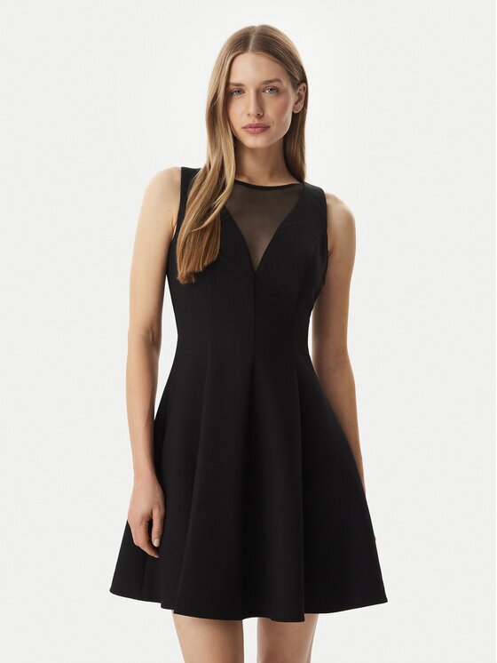 Morgan Rochie cocktail 261-RCOEUR Negru Regular Fit