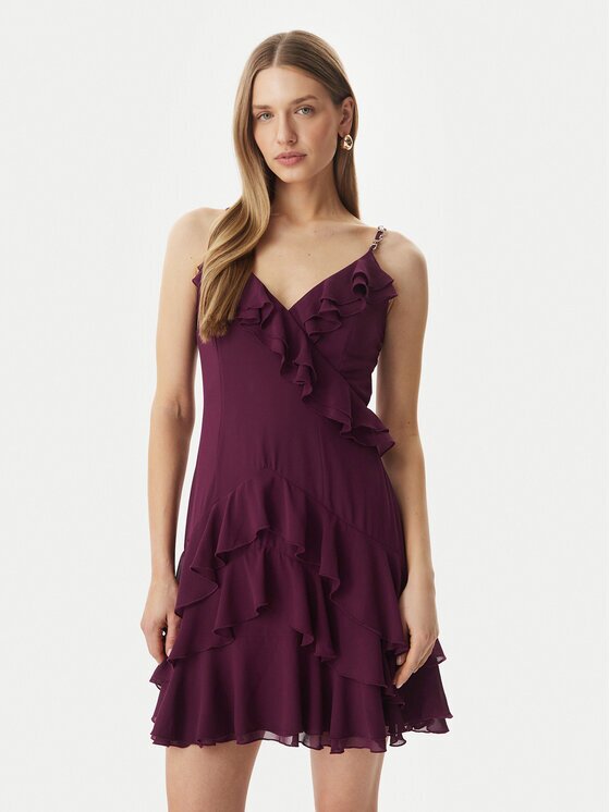 Morgan Rochie cocktail 261-RDADOU Vișiniu Regular Fit