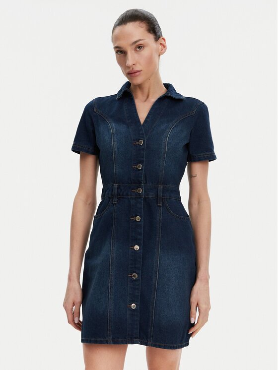 Morgan Rochie de blugi 241-ROGLA Albastru Regular Fit