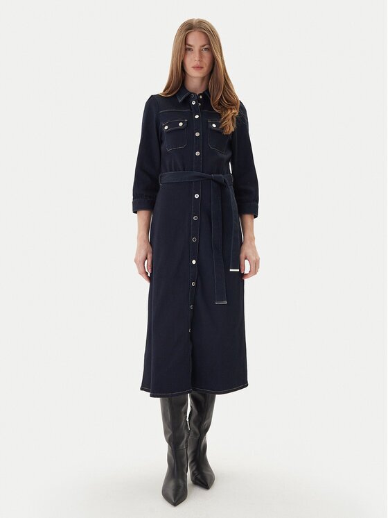Morgan Rochie de blugi 252-RJEANA Bleumarin Regular Fit