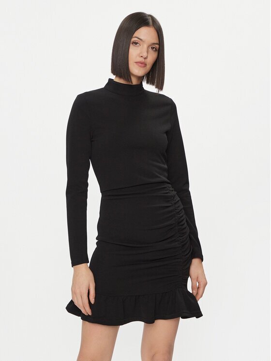 Morgan Rochie de zi 232-RJUST.F Negru Regular Fit