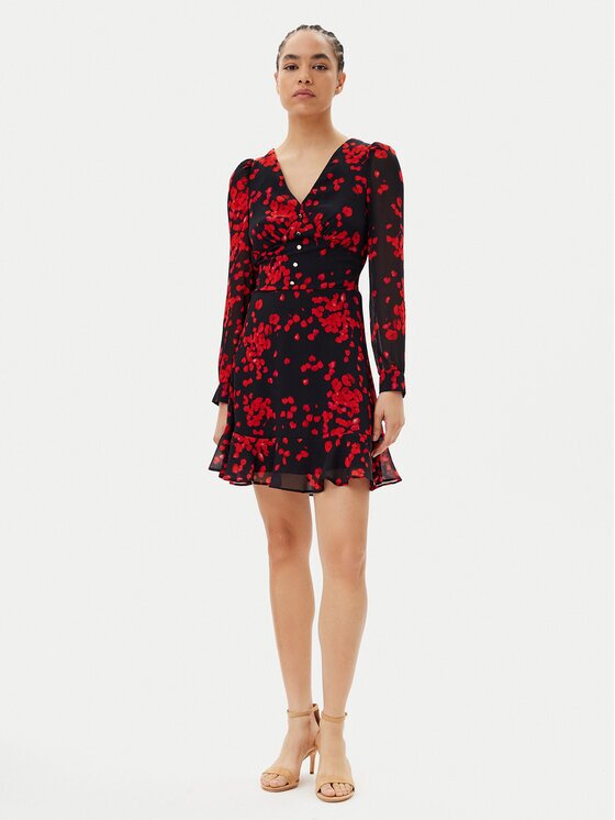 Morgan Rochie de zi 251-RCRUSH.F Negru Regular Fit