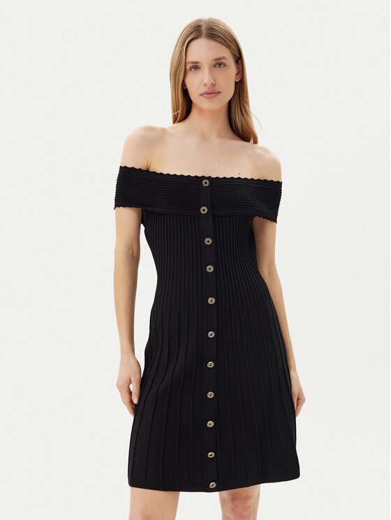 Morgan Rochie de zi 251-RMELDO Negru Regular Fit