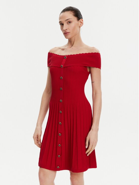 Morgan Rochie de zi 251-RMELDO Roșu Regular Fit