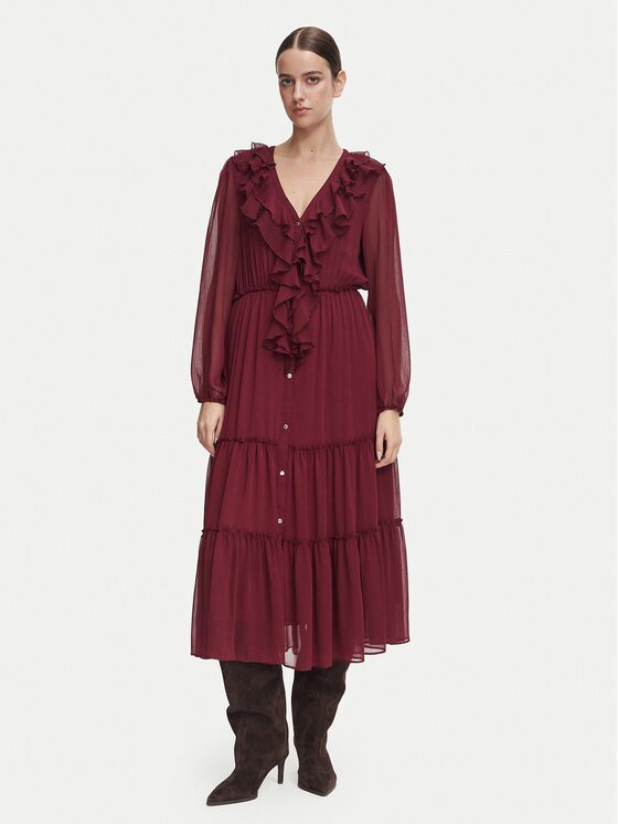 Morgan Rochie de zi 261-ROMANCE Vișiniu Regular Fit