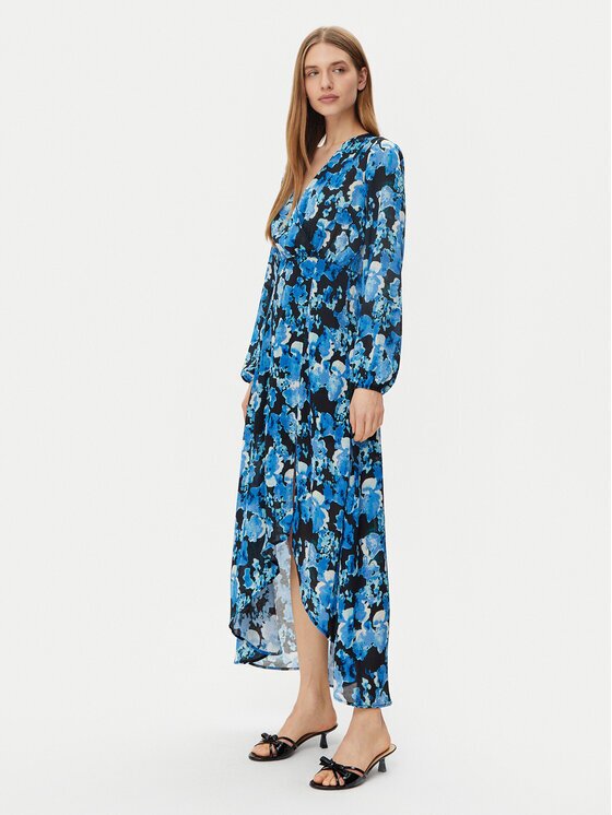 Morgan Rochie tip cămașă 251-RAMIE.F Albastru Loose Fit