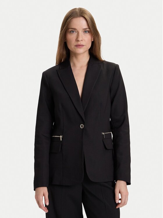 Morgan Sacou 242-VBEKA.F Negru Regular Fit