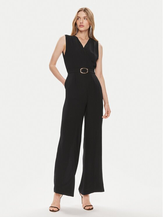 Morgan Salopetă 231-PILOU.F Negru Regular Fit