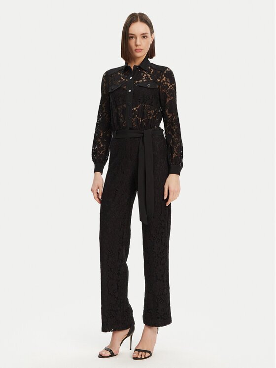 Morgan Salopetă 251-PIOU Negru Regular Fit