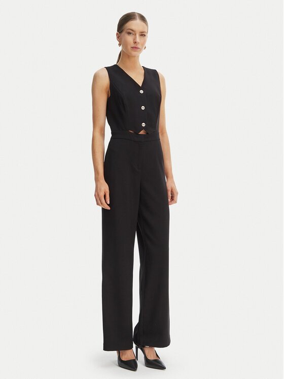 Morgan Salopetă 252-PAMELI Negru Regular Fit