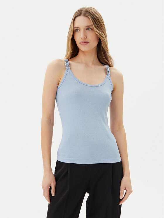 Morgan Top 251-DIDOA Albastru celest Slim Fit