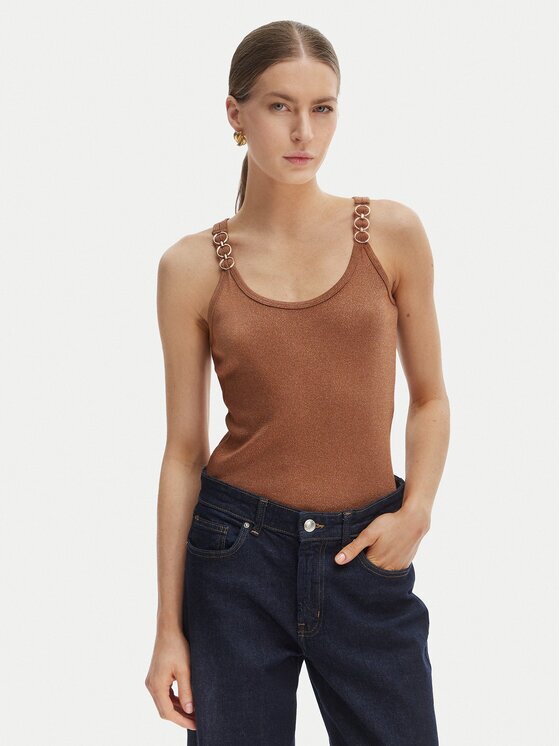 Morgan Top 251-DIDOA Cupru Slim Fit