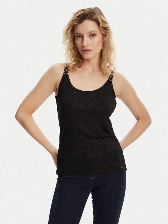 Morgan Top 251-DIDOA Negru Slim Fit