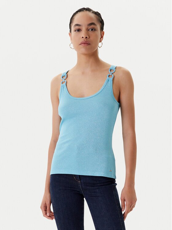 Morgan Top 251-DIDONI Turcoaz Slim Fit