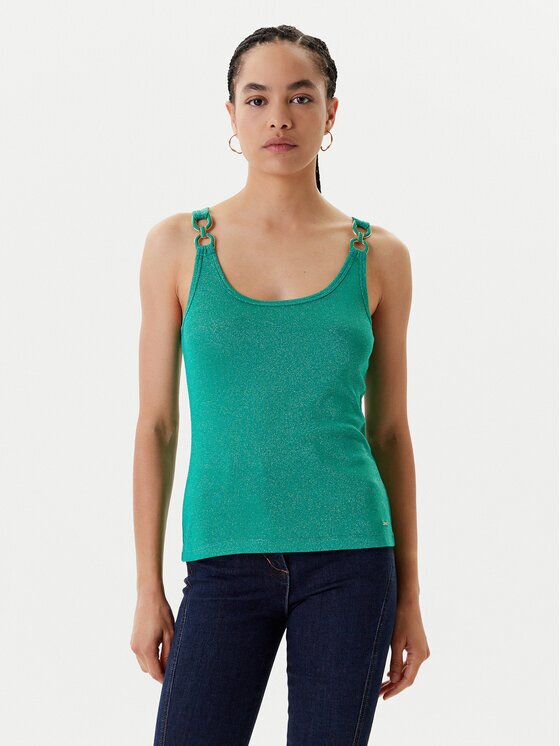Morgan Top 251-DIDONI Verde Slim Fit