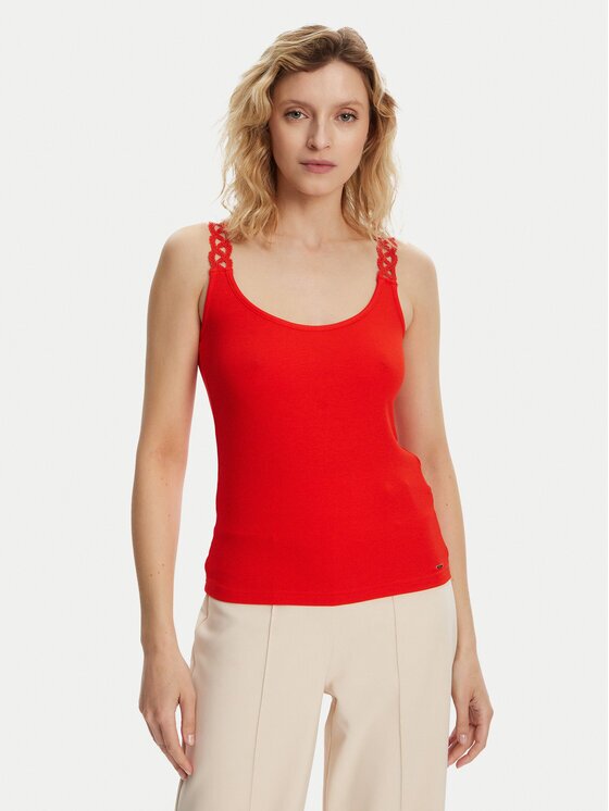 Morgan Top 251-DOUBI Roșu Slim Fit