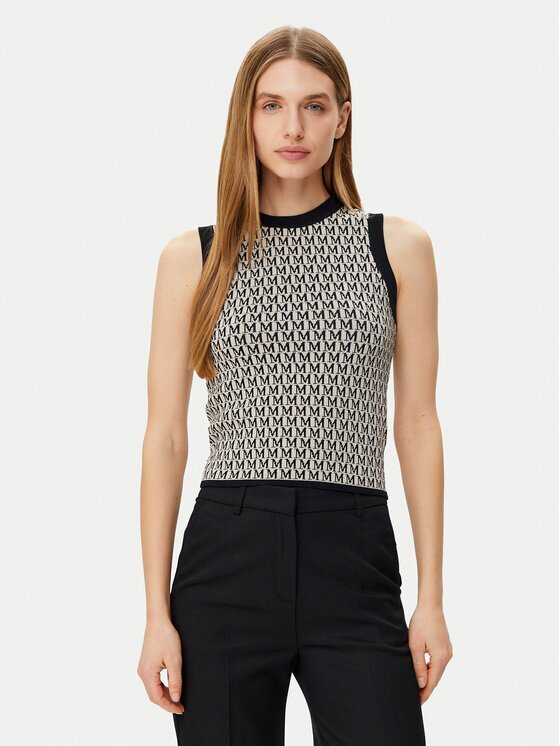 Morgan Top 251-MESTO Negru Regular Fit