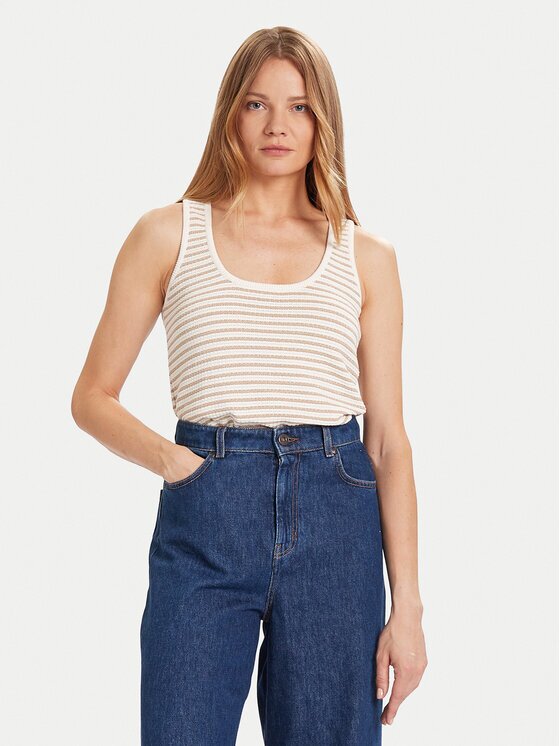 Morgan Top 252-MCAMI Bej deschis Regular Fit