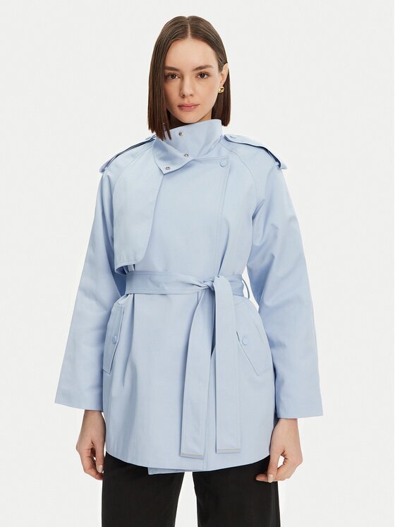 Morgan Trench 251-GLINE Albastru celest Relaxed Fit