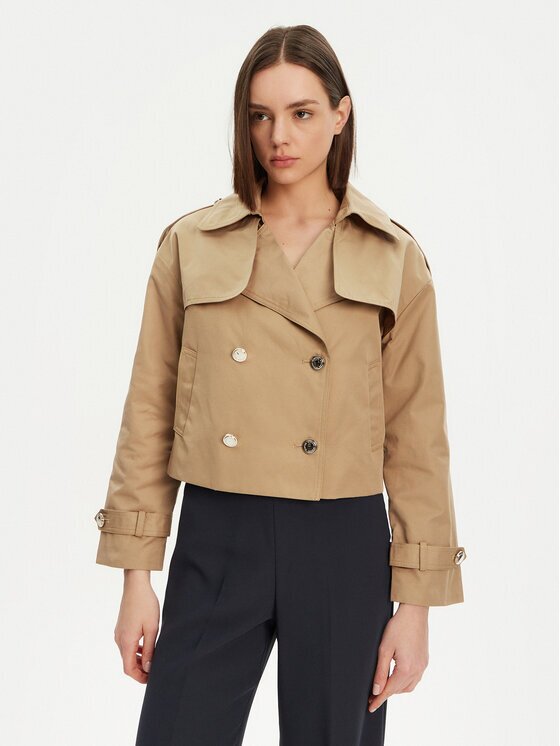Morgan Trench 251-GSIM Bej Regular Fit