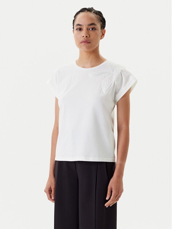 Morgan Tricou 251-DABANA Alb Regular Fit