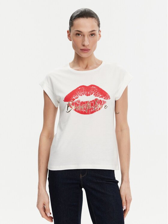 Morgan Tricou 251-DVALA Alb Regular Fit