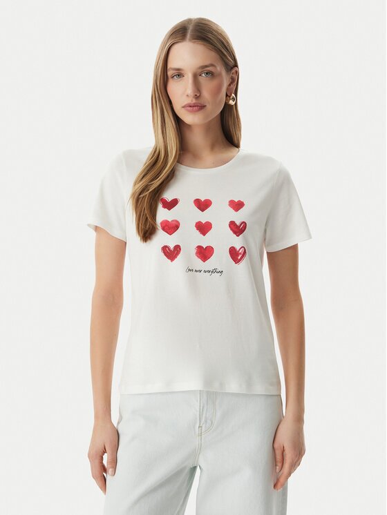 Morgan Tricou 261-DONA Alb Regular Fit