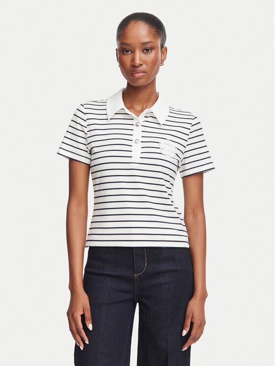 Morgan Tricou polo 262-DPOLIS Crem Regular Fit