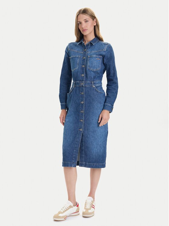 Mustang Rochie de blugi Emma 1016939 Slim Fit