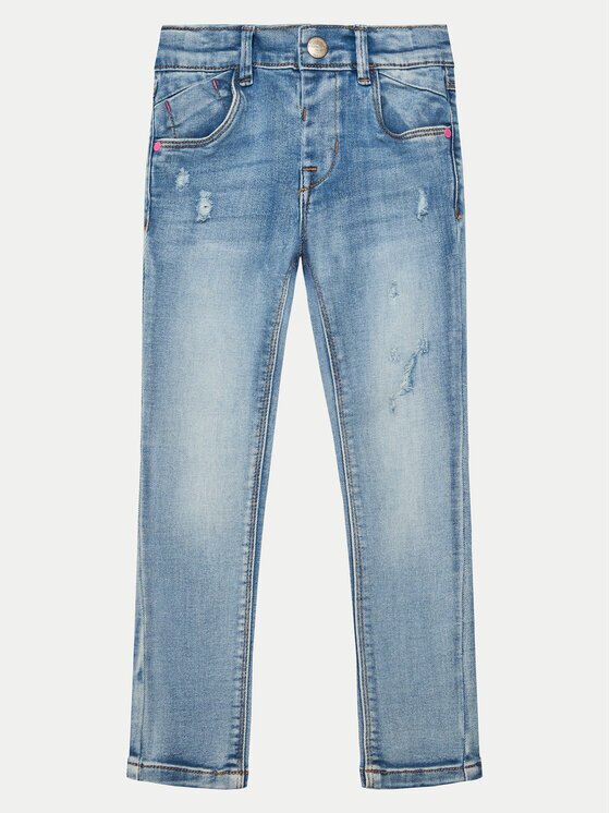 NAME IT Blugi 13237182 Albastru celest Slim Fit
