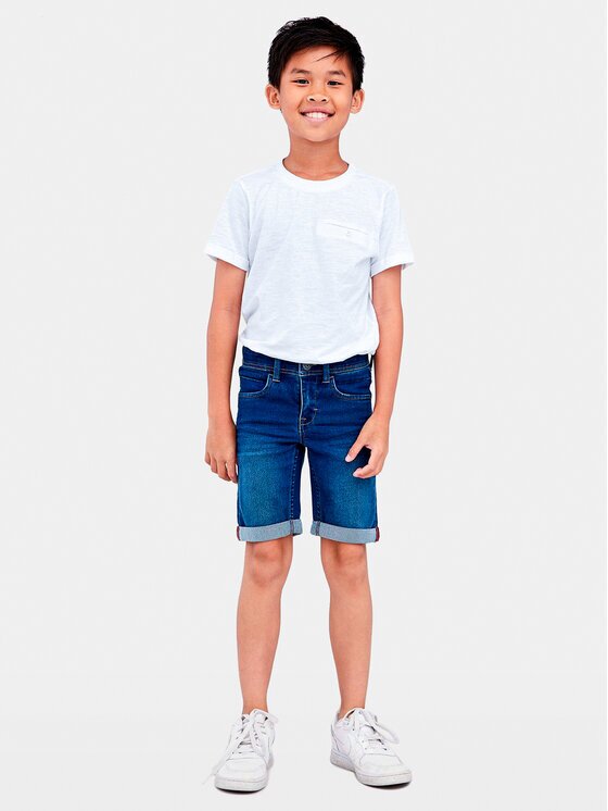 NAME IT Pantaloni scurți de blugi Sofus 13150022 Slim Fit