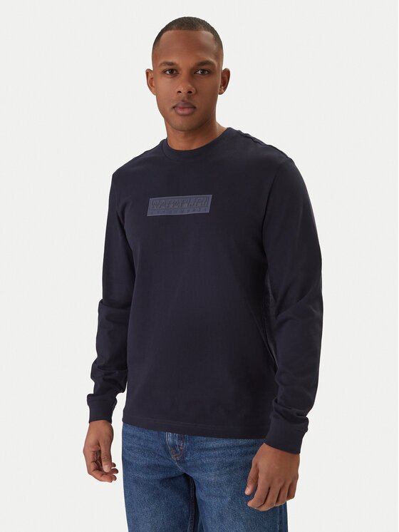 Napapijri Longsleeve S-Box Logo NP0A8BC5 Regular Fit