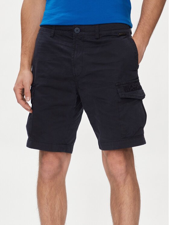 Napapijri Pantalon scurți din material N-Deline NP0A4HOT Regular Fit