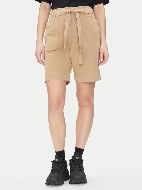 Napapijri Pantalon scurți din material N Nice W NP0A4IEX Loose Fit