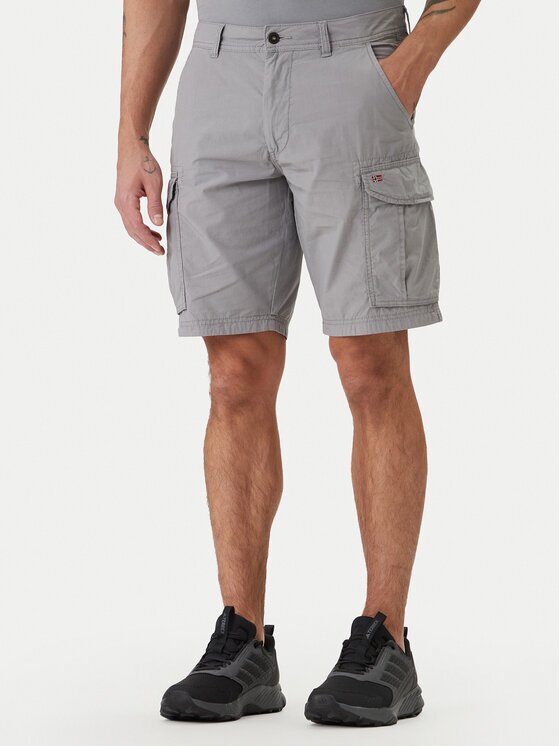 Napapijri Pantalon scurți din material Noto 2.0 NP0A4HOQ Regular Fit