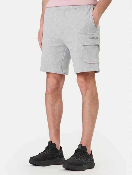 Napapijri Pantaloni scurți sport N-Box Logo NP0A4I59 Relaxed Fit